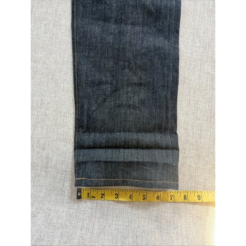 Todd Snyder Selvedge Jeans 34X32 American Denim Button Fly Slim Fit Dark Wash